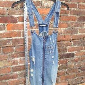 DOLLHOUSE JEAN SKIRT OVERALL